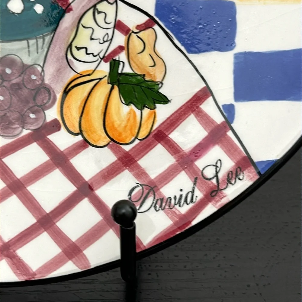 Signed David Lee 10.5” Chef Plate